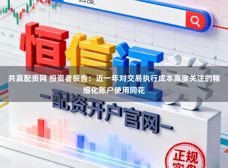 共赢配资网 投资者报告：近一年对交易执行成本高度关注的精细化账户使用同花