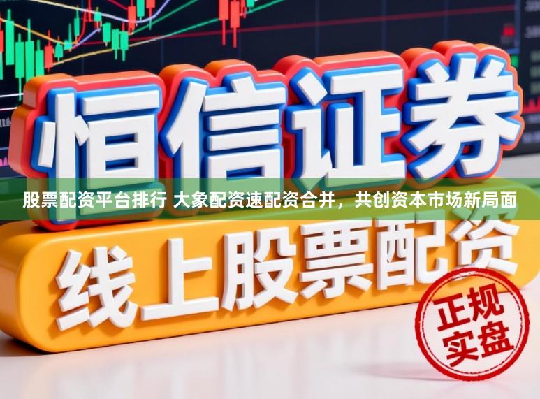 股票配资平台排行 大象配资速配资合并,共创资本市场新局面
