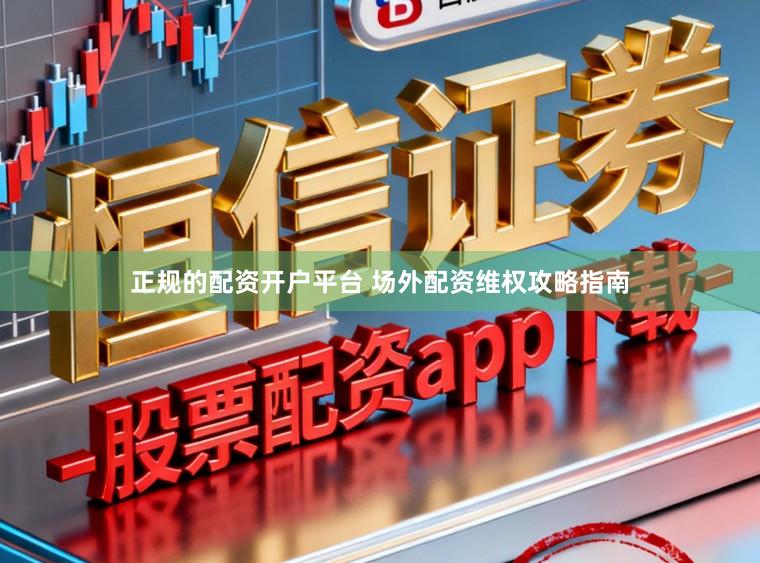 正规的配资开户平台 场外配资维权攻略指南